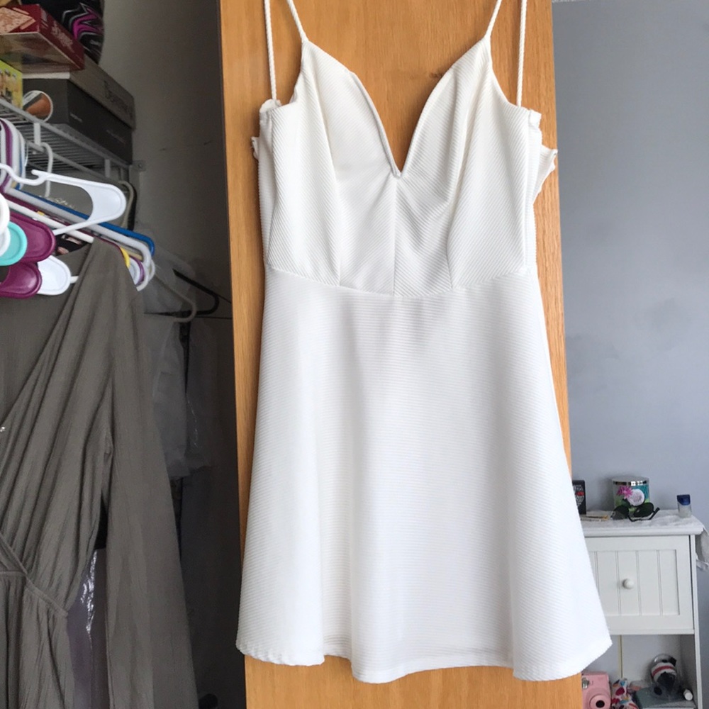 white dress